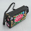 Ethnic square shoulder bag from Yunnan province, ethnic style, with embroidery