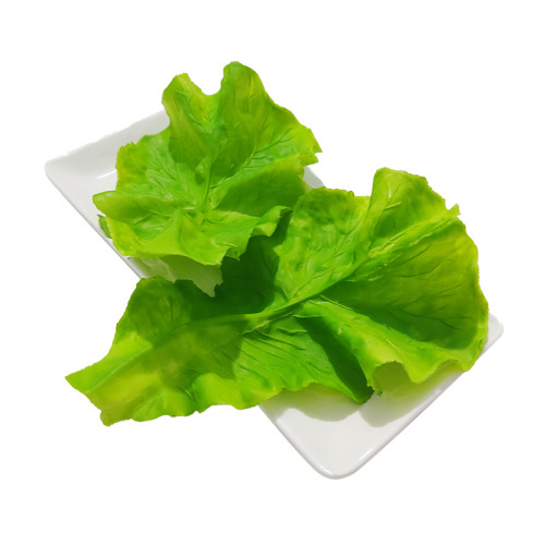 Simulated lettuce leaves, fake vegetable models, cabbage, PVC green vegetables, plastic food ornaments, farmhouse decoration props