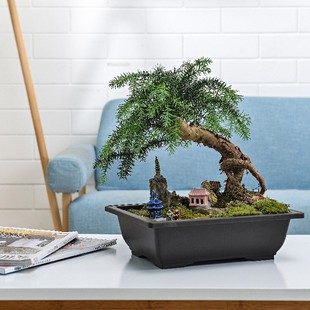 Extra Thickened Imitation Purple Sand Pot Succulent Plant Pot Gardening Green Plant Pot Plastic Seedling Pot Bonsai Gardening Pot