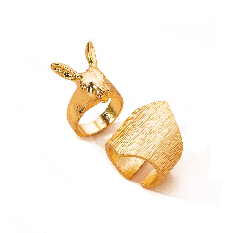Hot Selling Fashion Rabbit Personality Women's Rings Wholesale display picture 5
