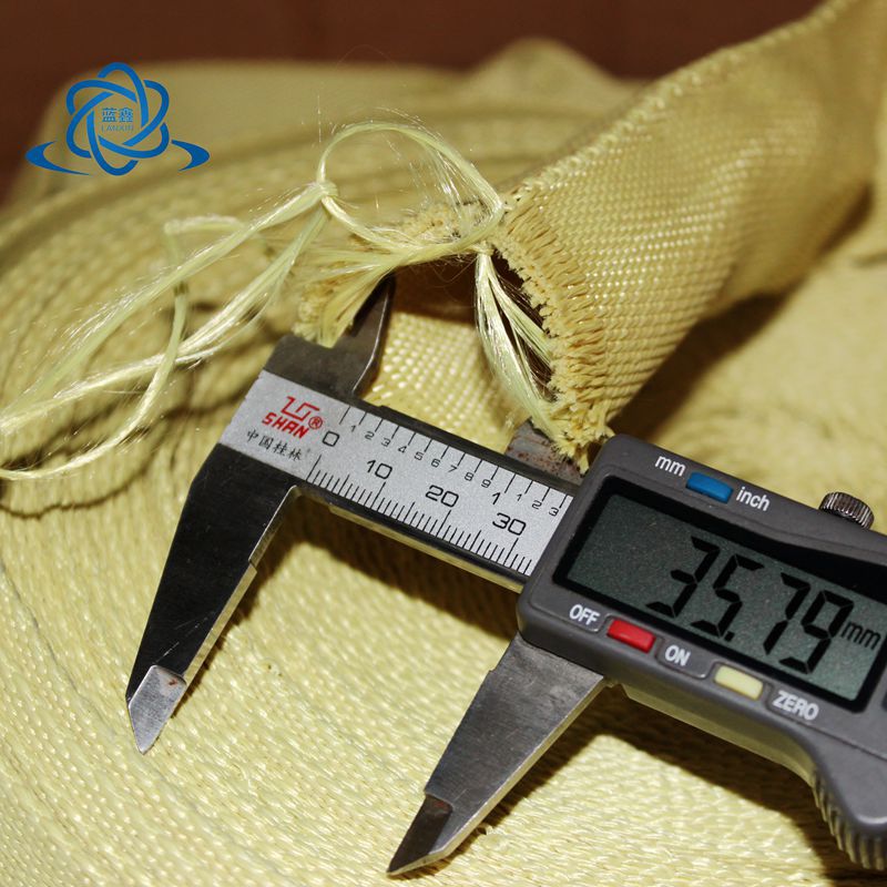 钢化炉耐火套管 电缆保护隔热绝缘套管34MM针通编织芳纶防火套管