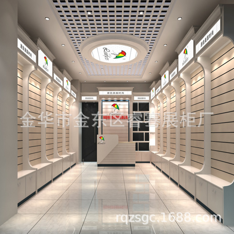 义乌展柜厂定制药品展示柜 实木货柜架 法式酒柜附近厂家直销