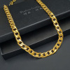 Trend necklace stainless steel hip-hop style, men's chain, simple and elegant design, Korean style