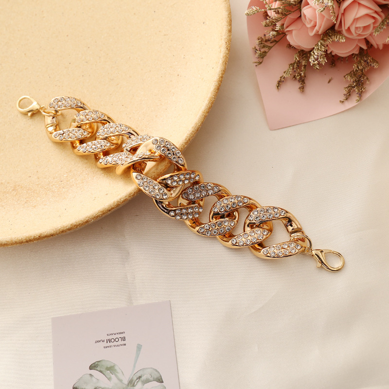 Pulsera Retro Con Collar De Diamantes display picture 6