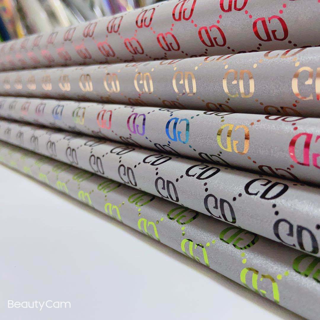 厂家直销1.0mm反光米奇GD图案仿棉绒底箱包钱包皮料