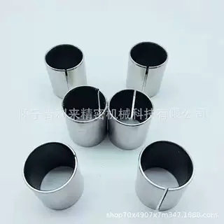 厂家供应钢板四氟复合自润滑衬套轴承金属钢板聚四氟乙烯轴承