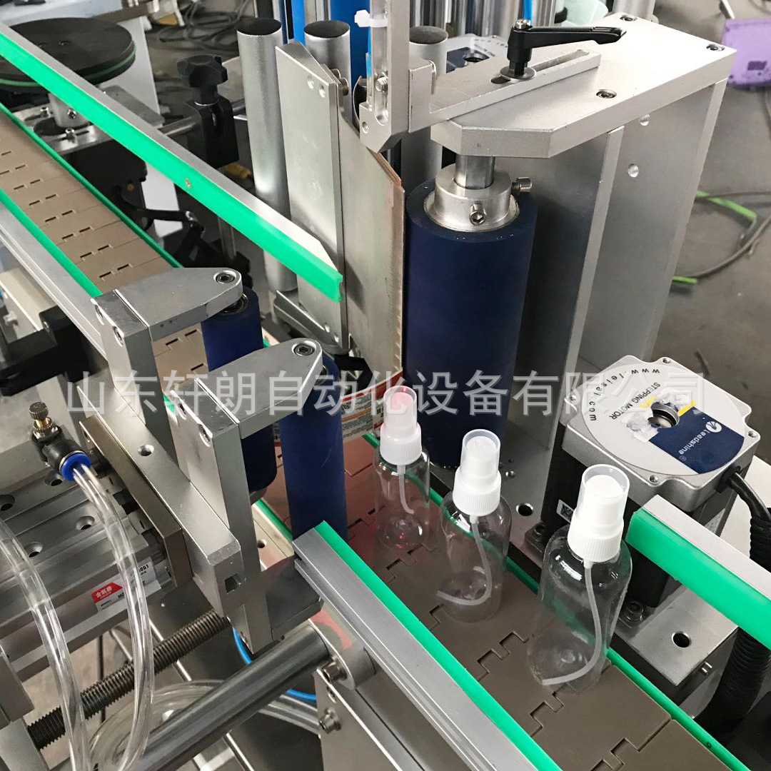 玻璃瓶贴标机 立式圆瓶玻璃塑料瓶打码机 酒精不干胶自动贴标机