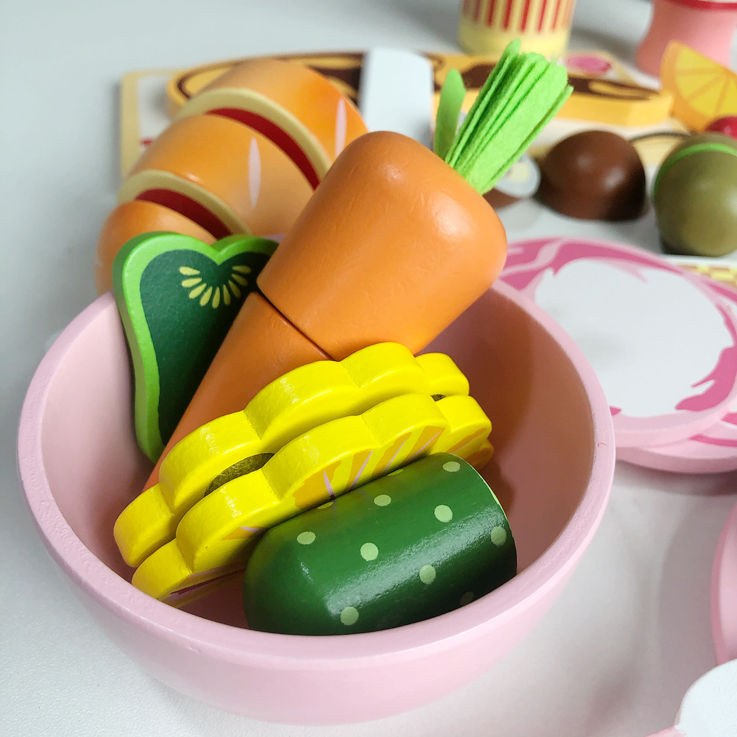 Youmu cena de estilo occidental de madera de simulación de cocina jugar Casa de los niños de corte magnético juguetes de madera de corte