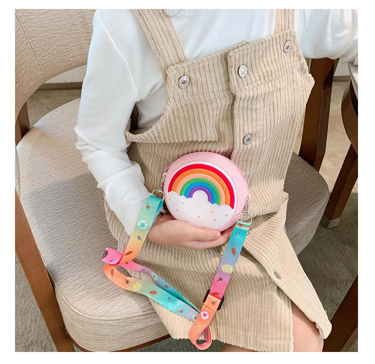 New Cute Rainbow Children's Silicone Coin Purse Wholesale Nihaojewelry display picture 21