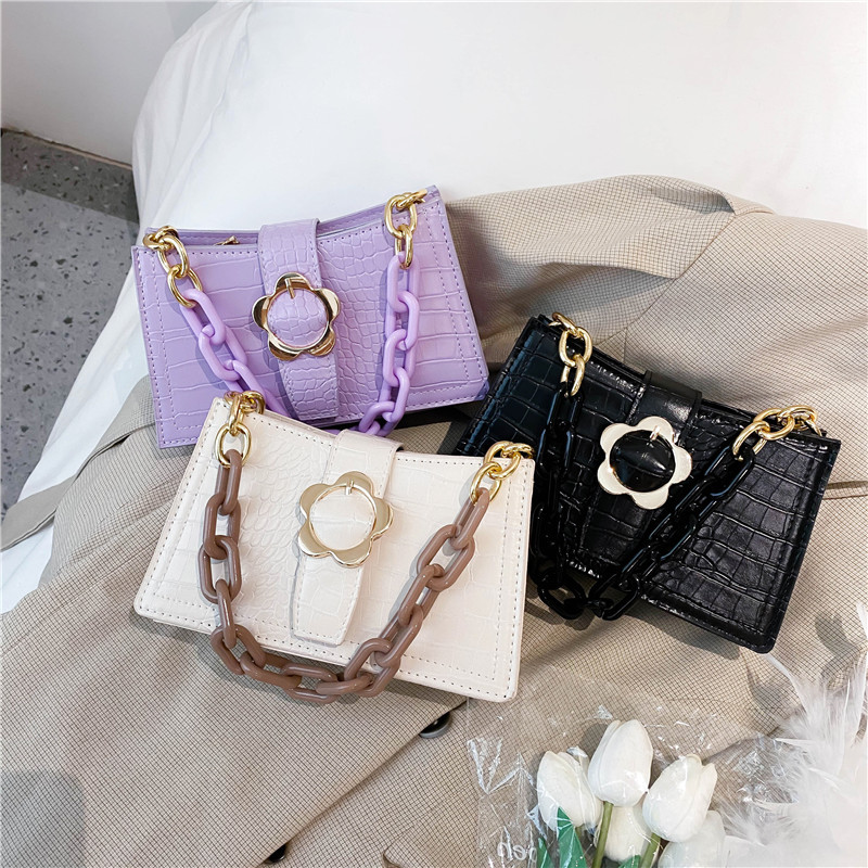 上新網紅腋下小包包女包2020新款韓版休閑百搭石頭紋單肩斜挎包潮