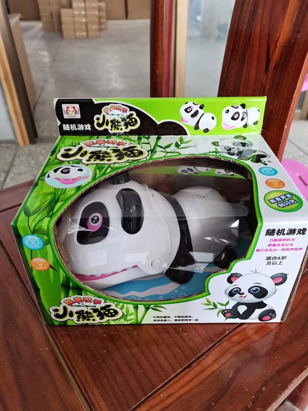 Tricky panda Electric Large finger Giant Panda luminescence Vocalization finger The whole person Toys wholesale