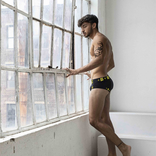 BS 85 personalized men's underwear sports boxer briefs cotton large size new sexy trendy male sense BS3514