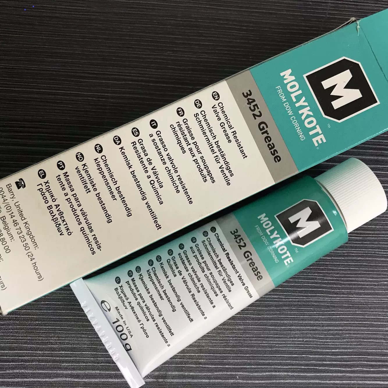 正品道康宁摩力克MOLYKOTE 3452 Grease 耐腐蚀氟硅酮润滑脂100克阿里巴巴