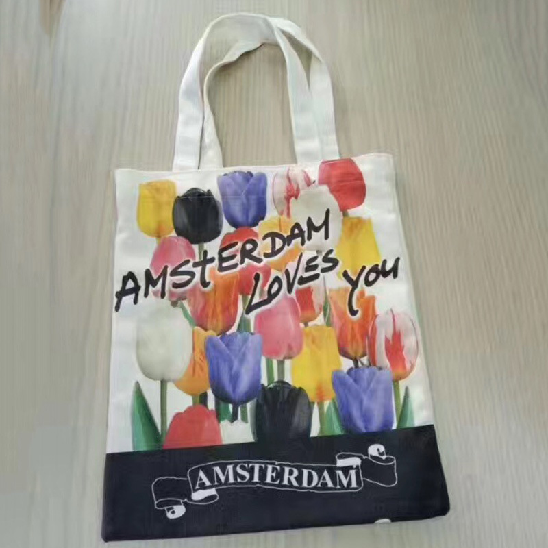 手提帆布袋 时尚购物广告宣传礼品棉布袋印刷logo环保绿手拎包包