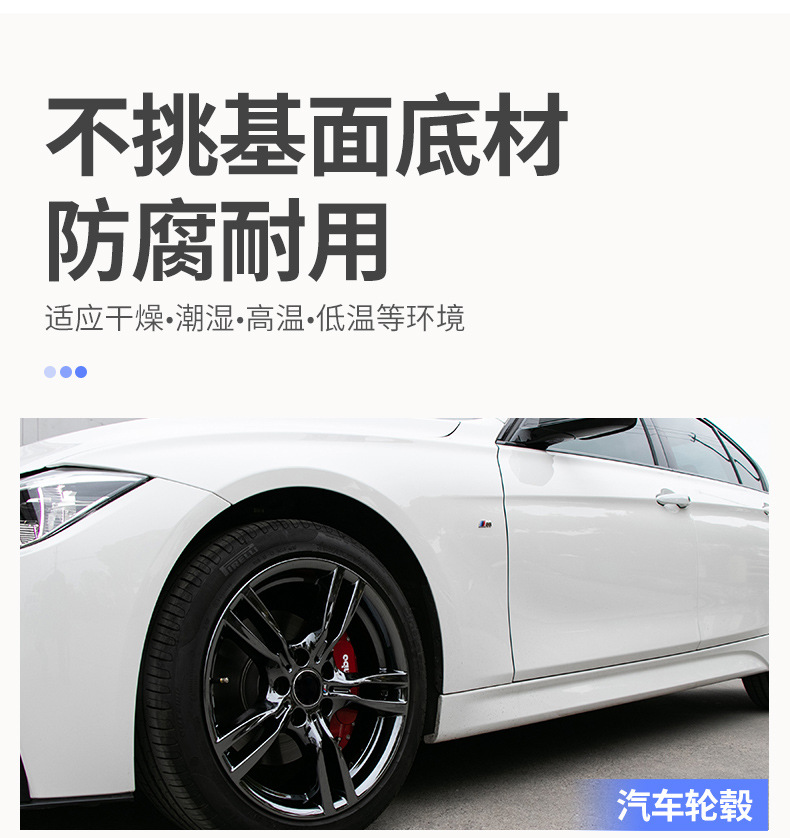Sanhe High Temperature Resistant Painting Hand-cranked Automatic Painting Caliper Painting Car Wheel Hub Modification Color Change Renovation Paint Temperature Resistance