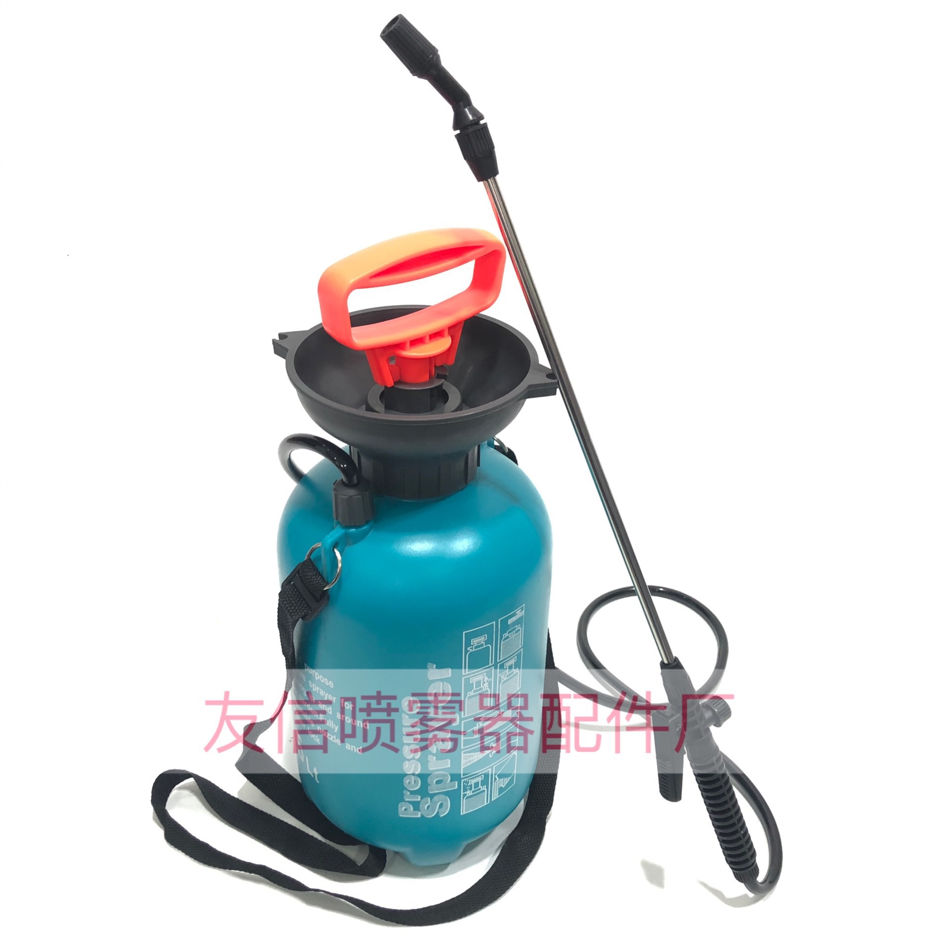 供应手动喷雾器 气压式喷壶 5L花壶 圆桶喷壶 型号B-1