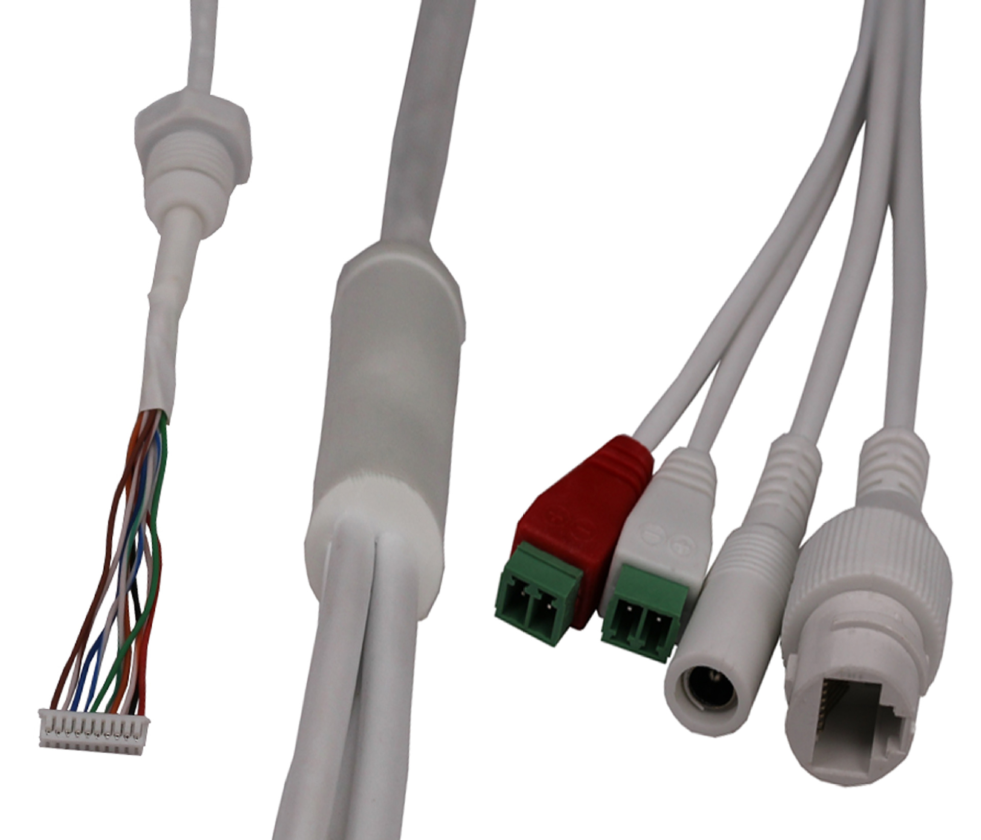 厂家直销网络摄像机线枪机尾线,安防监控线高速球线高速传输