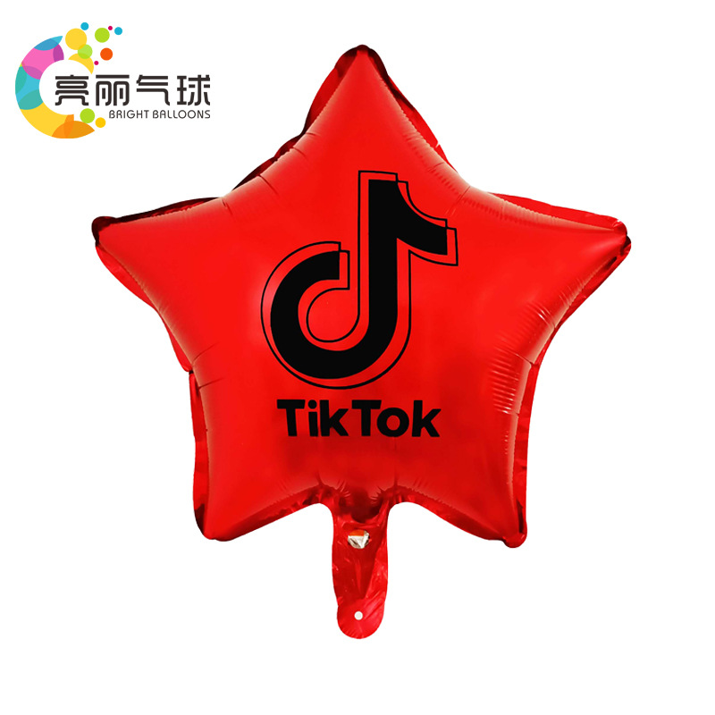 五星抖音红色logo图