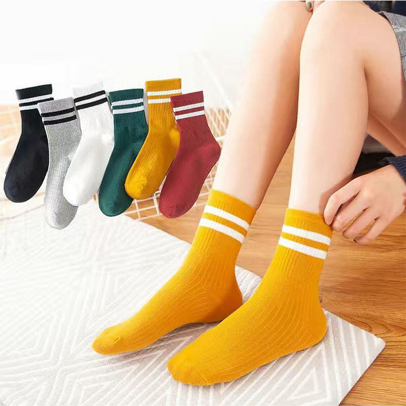 Socks men and women Korean socks student...