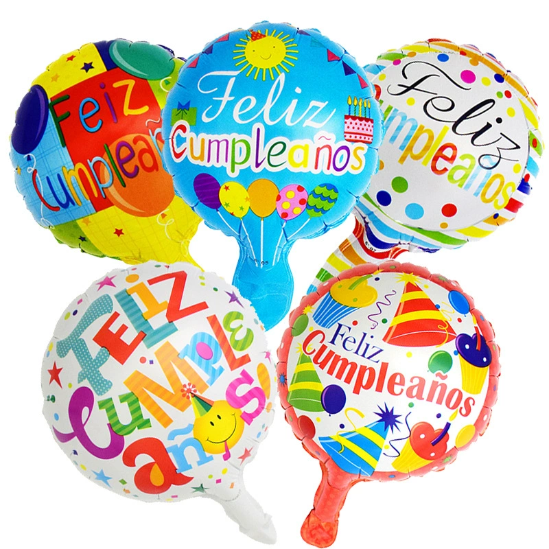 Модная креативная 6-дюймовая круглая печать из алюминиевой пленки, украшение места проведения воздушных шаров, праздничные атрибуты, трансграничные поставки