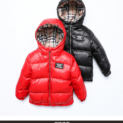 new pattern children Down Jackets Double face thickening have cash less than that is registered in the accounts Western style Boy girl CUHK Duck Winter clothes coat