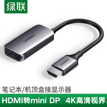 绿联hdmi转mini dp转换器笔记本电脑接适用苹果iMac显示器迷你dis