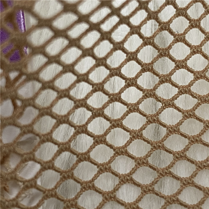 现货  菱形网眼涤氨大网 大网眼布料镂空 服饰面料 女士网纱面料
