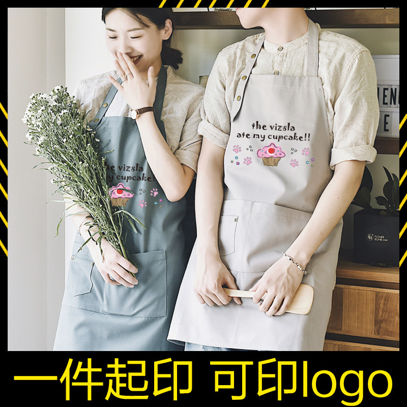 Pintura creativa delantal moda mujer adulta estilo coreano hogar arte estudiante pintura ropa impermeable antifouling overoles impresión
