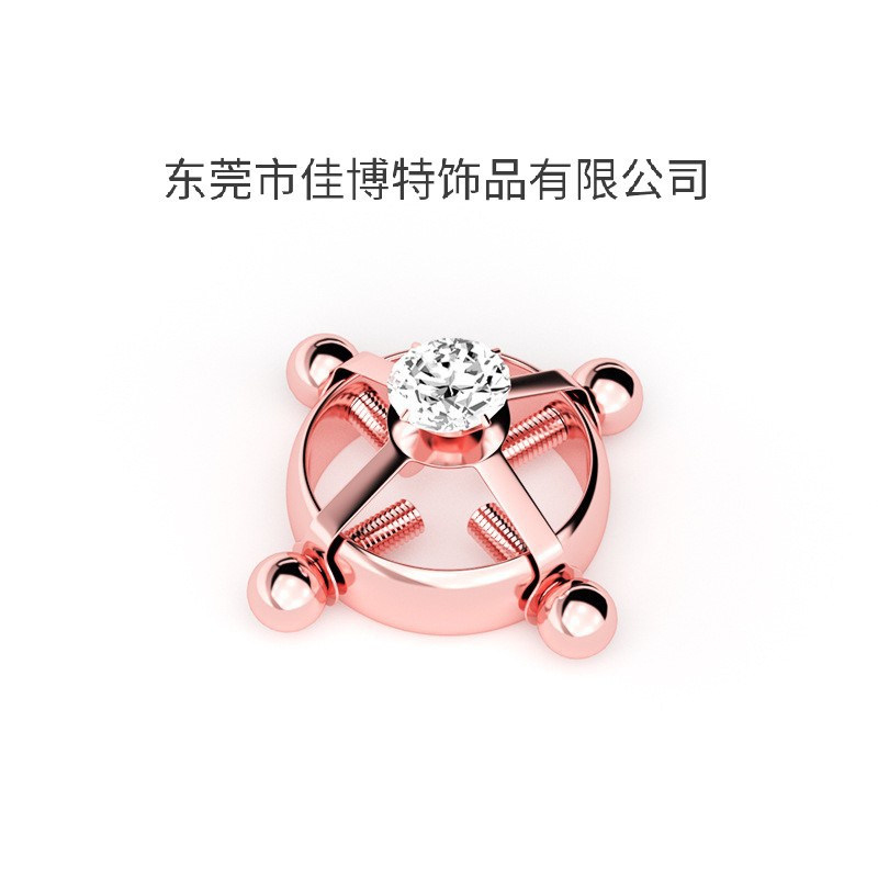 Anillo de pecho de Zircon de acero inoxidable 2023 nuevo anti-alergia sin anillo de pecho de perforación anillo de pecho multi-estilo de Venta caliente