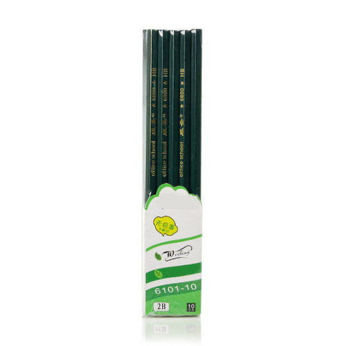 Drawing and painting test 2B pencil primary school students learn to write lead-free poisonous pencil not easy to break sketch set pencil