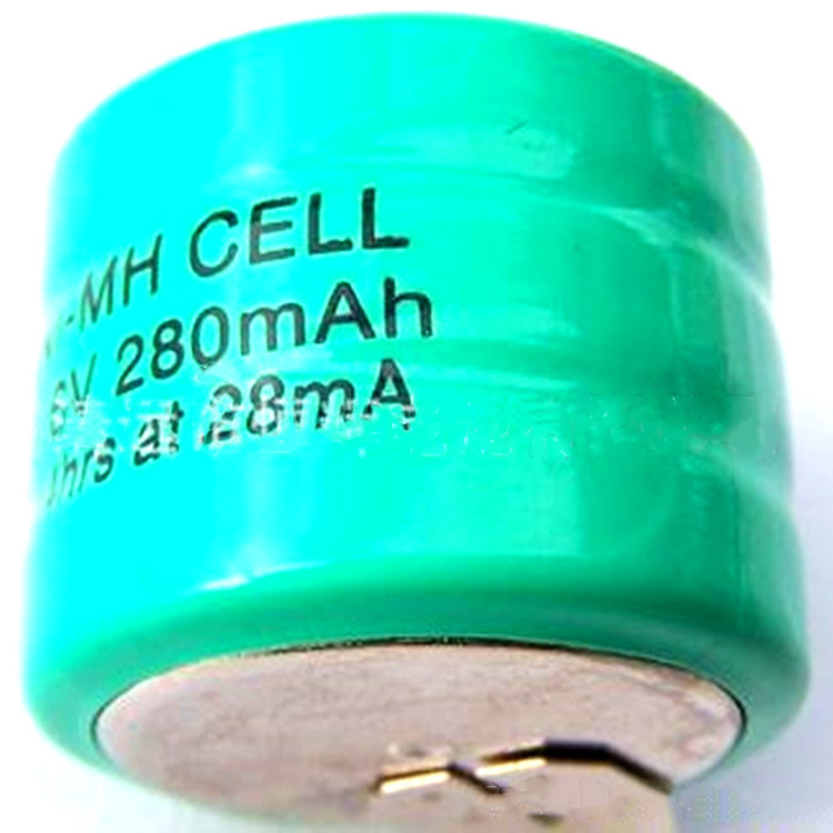 镍氢扣式电池280K 3.6v/扭扣电池300mah毫安
