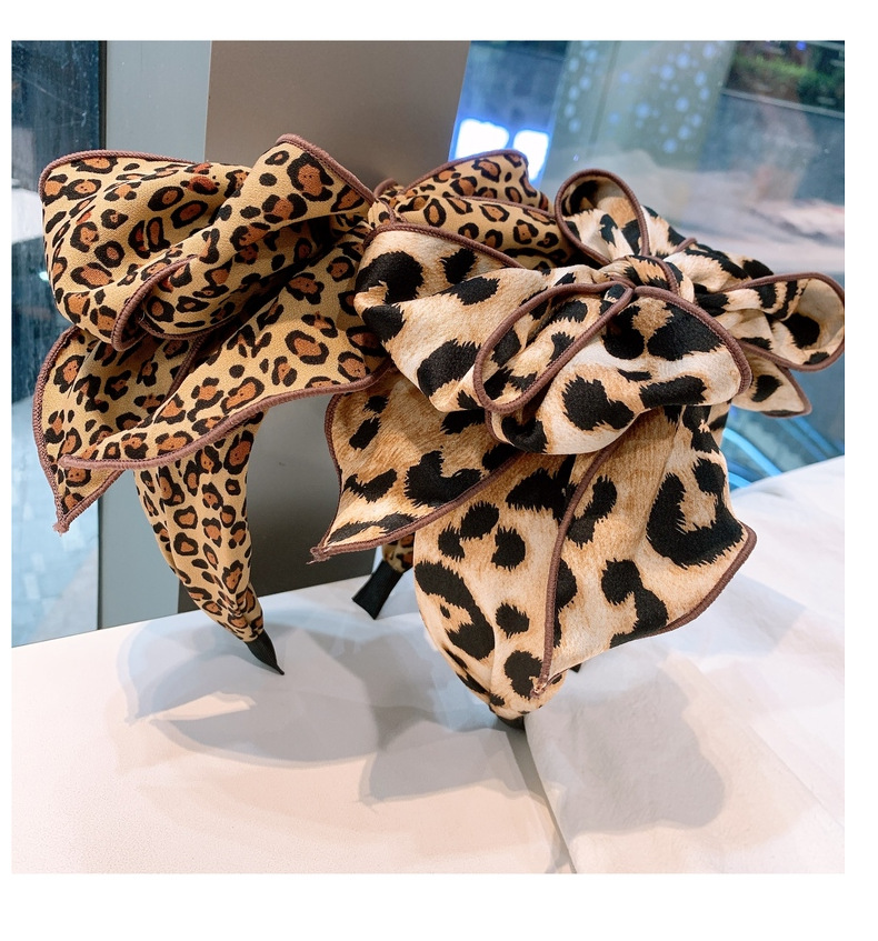 120g Weight Headwear Classification Festival Occasion Geometric, Lattice Pattern Women'S Gender Retro Style Red, Green, Blue, Yellow, Black Color Korean Retro Style Leopard Print Headband 14