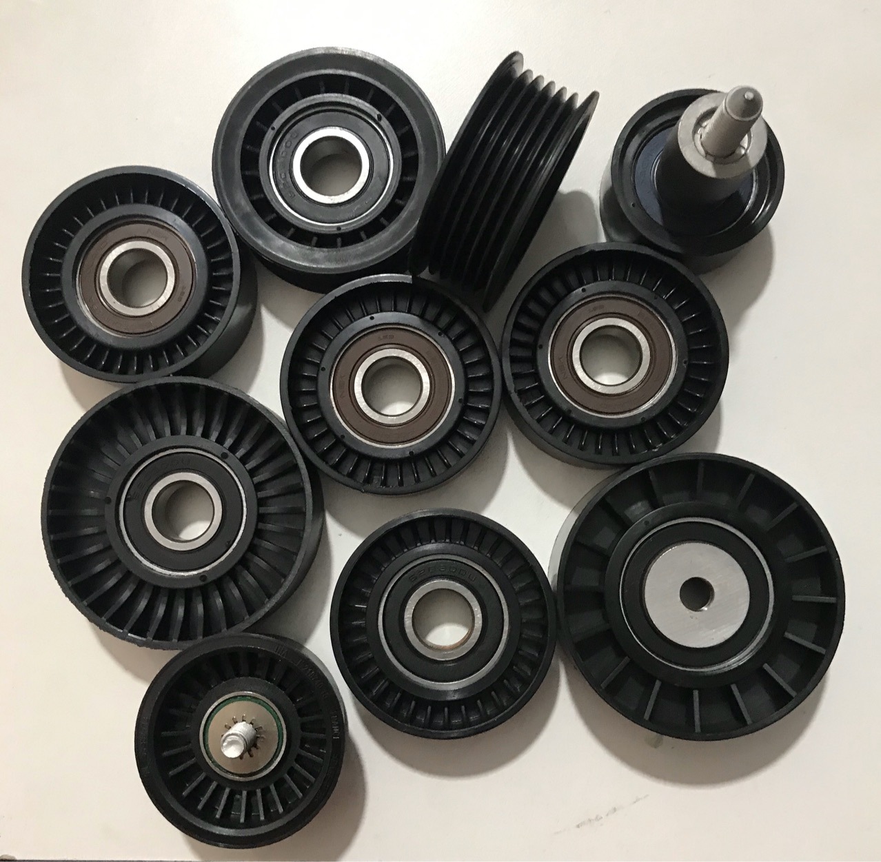 【质保5万公里】自产自销 塑料轮 皮带轮涨紧轮70*26 65*24 56*21|ms