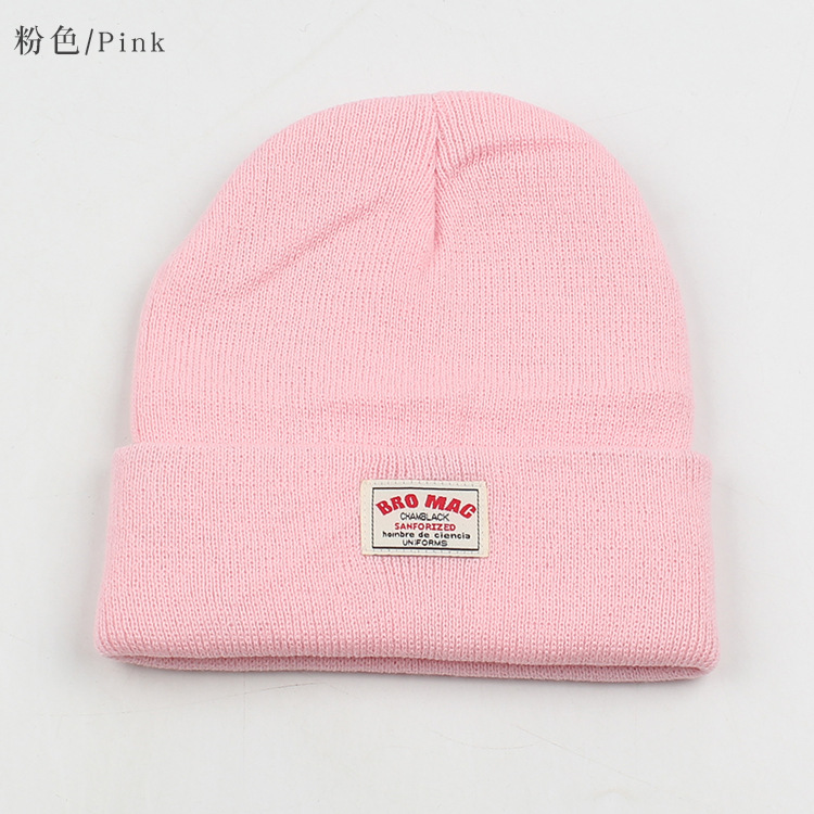 Knitted  New Fashion Patch Hooded Cap display picture 1