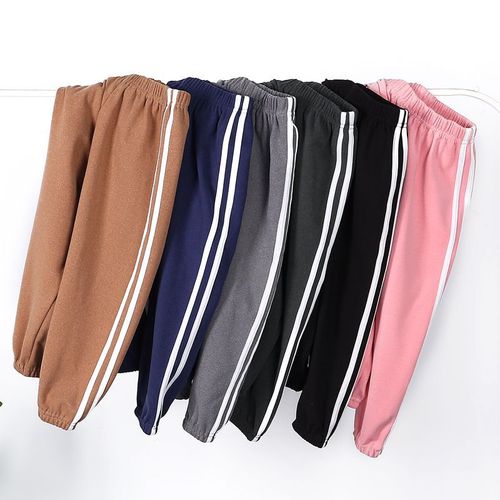 Children's German thin velvet casual pants autumn and winter thin velvet boys and girls double-sided velvet trousers baby wear parallel bar sweatpants