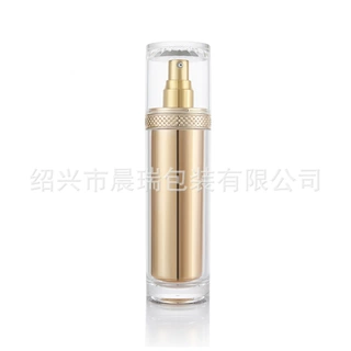 精华液瓶新款亚克力乳液瓶30ml 50ml按压喷雾瓶120ml护肤品分装瓶