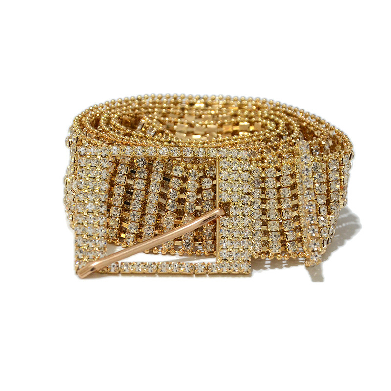 Sweet diamond waistband bling waist belt for performance dresses women's  crystal diamond belt waist chain for evening dress