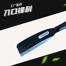 锰钢丰达农用1.5斤铁柄直砍刀长柄户外柴刀竹刀开山刀窄扇镰刀