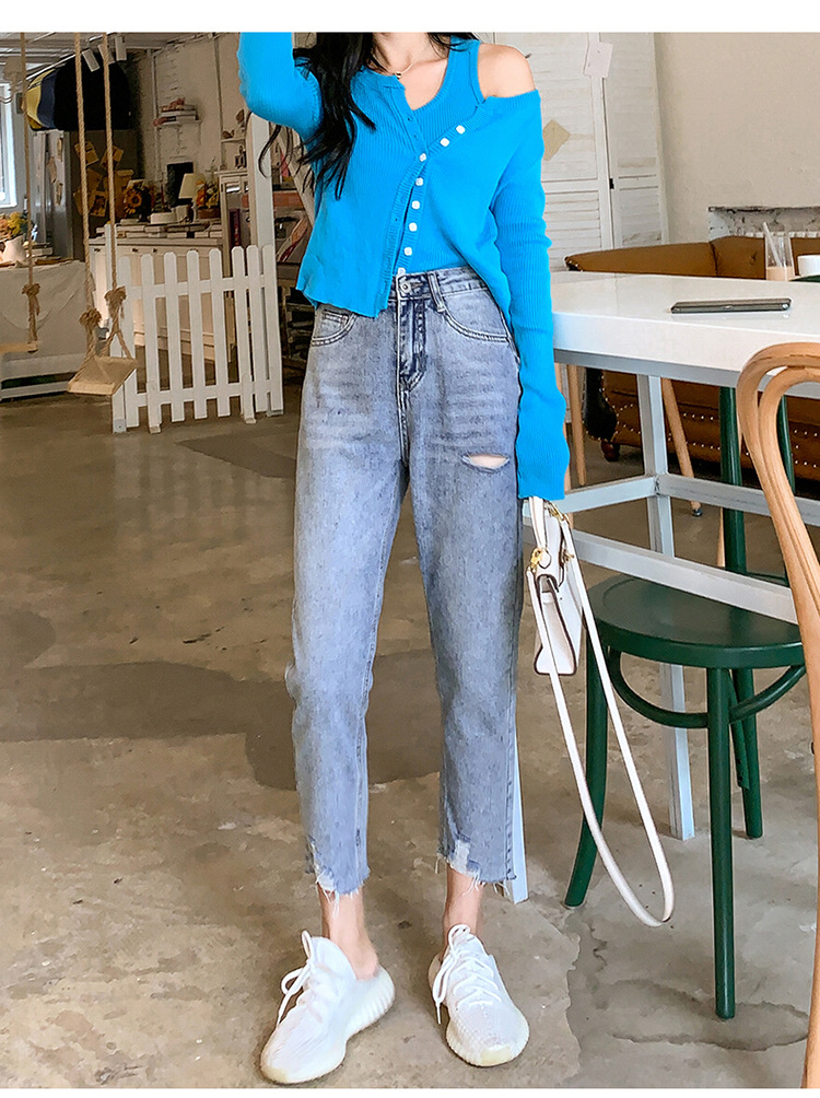 Pantalon léger femme en coton - Ref 3430260 Image 55