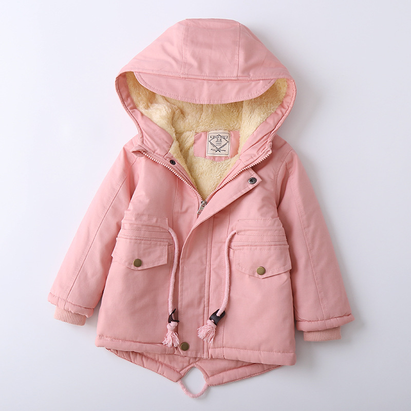 Fashion Solid Color Patchwork Polyester Boys Outerwear display picture 4