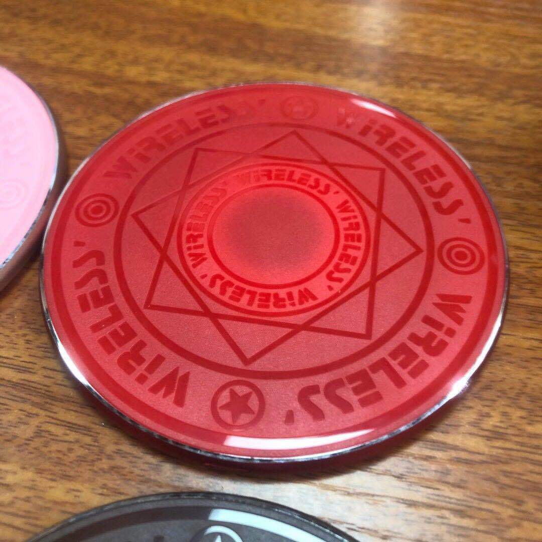 Array Wireless Charger Metal Magic Color Light 15W Fast Charging Mini Ultra Thin_voghion.com