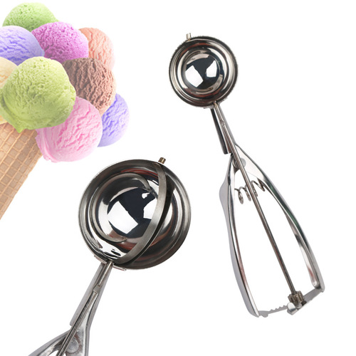 不锈钢冰激凌勺 冰淇淋勺子挖球器水果勺雪糕更餐具雪糕勺