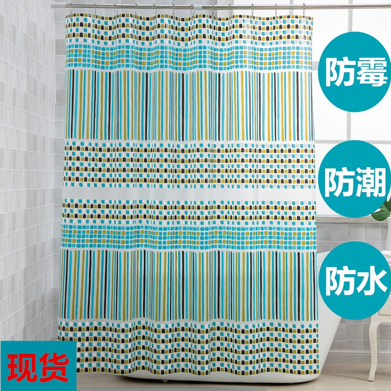 [В наличии трансграничной электронной коммерции эксклюзивный] peva печать отель водонепроницаемый занавес Non-полиэстер Душ занавеска на складе продаж