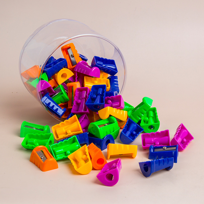 Gezhihappy PS1010 mini simple pequeño manual sacapuntas estudiante solo agujero sacapuntas plástico sacapuntas