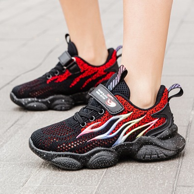 男童鞋子兒童網面運動鞋涼爽透氣镂空單網鞋中大童時尚大網眼夏鞋