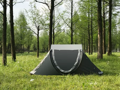Free-build Quick-drive Camping Çadırlar - black-3-4-people