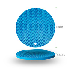 Thickened Candy-Colored Round Honeycomb Insulation Placemat, Coaster, Table Mat, Kitchen Utensil Mat