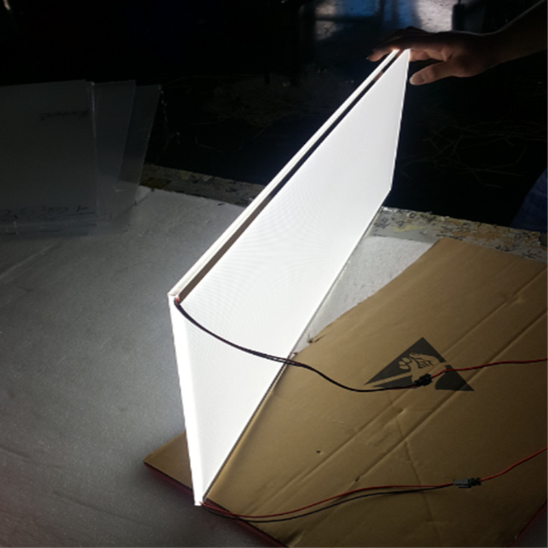双面发光非丝印导光板 厂家 LED 非标定制 广告照明专用 高透匀光-阿里巴巴