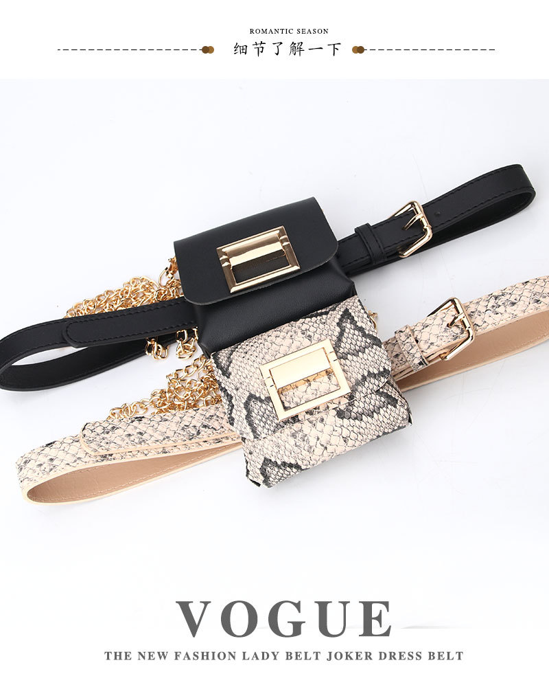 Fashion Belt Waist Chain Small Bag display picture 2