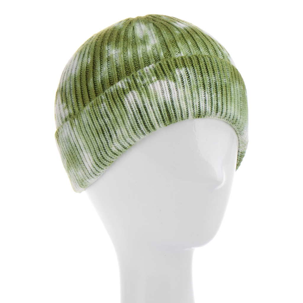 Autumn And Winter Knitted Tie-dye Cap display picture 4